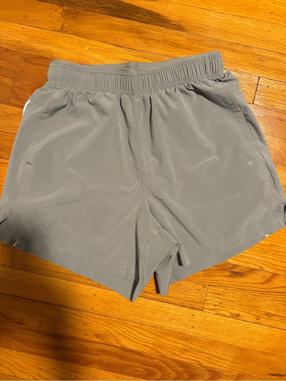 Men's Athletic Shorts — Gray Performance Running Shorts